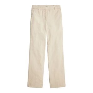 NWOT! J. Crew Wide-Leg Corduroy Pants in Color Ecru. Size 12.